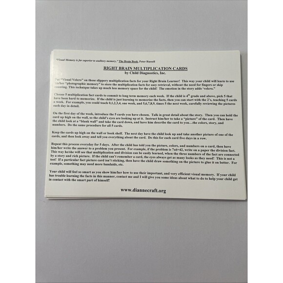 Time Timer Visual Timer & Right Brain Multiplication Cards - Picture 8 of 8